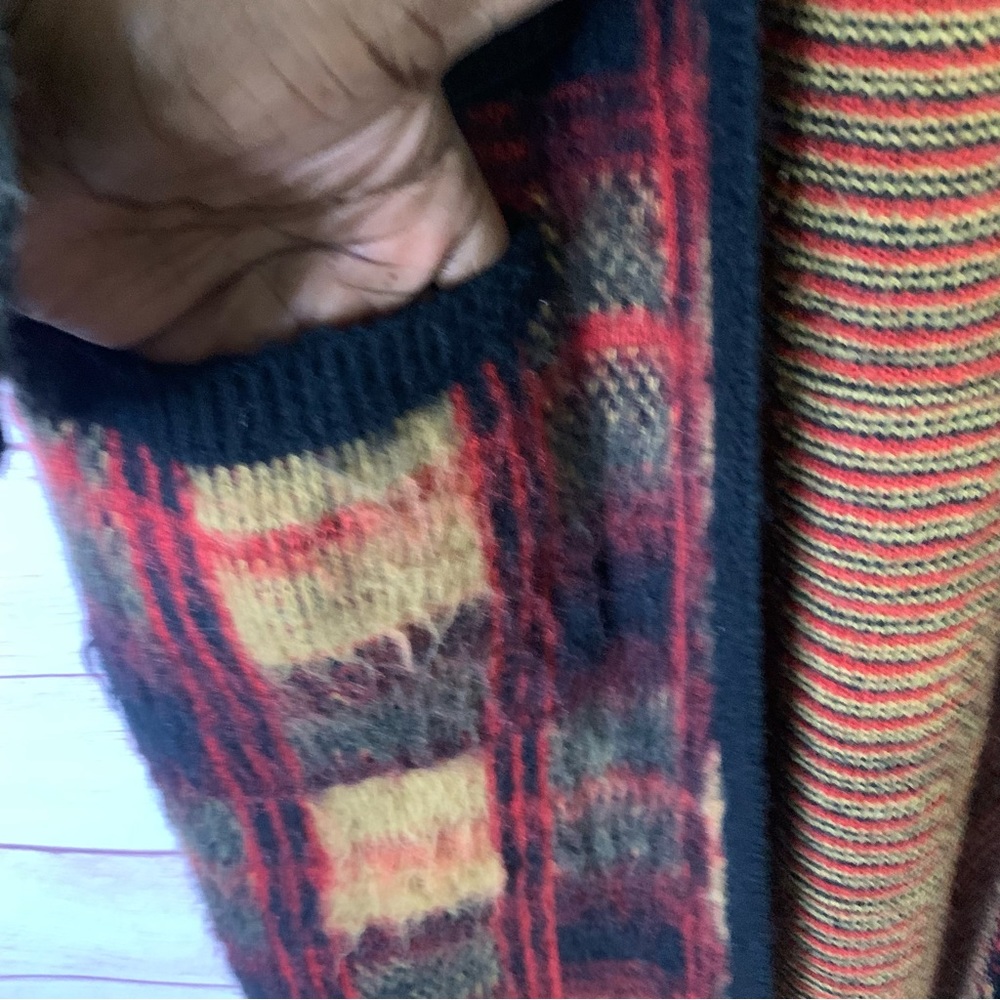 TopShop Multi Color Open Front Cardigan Size 4 - Picture 2 of 5